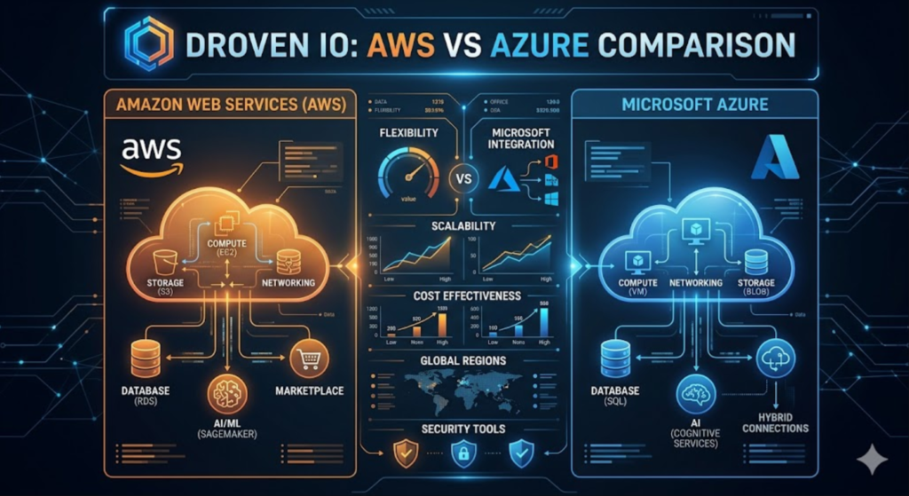 Droven IO AWS VS Azure comparison