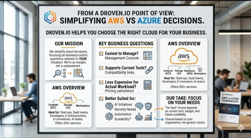 Droven IO AWS VS Azure comparison